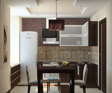 Idei de design pentru o bucătărie mică (38 poze) - modul de a crea lor ghid de propriile mâini, fotografii, și (un pic) Idei de design pentru o bucătărie mică (38 poze) - modul de a crea lor ghid de propriile mâini, fotografii, și