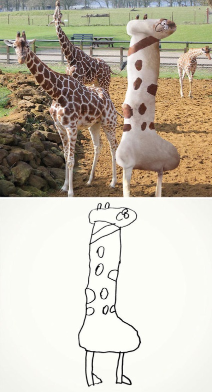 Ar arata ca desene ale copiilor la viață (imagini) Ar arata ca desene ale copiilor la viață
