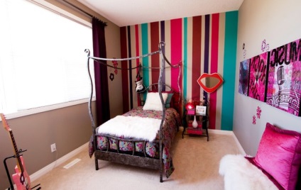 Cum a combina tapet unele cu altele - o fotografie de design interior (interior) Cum se pot combina unul cu celălalt tapet - o fotografie de design interior