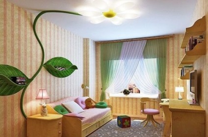Cât mai repede posibil pentru a decora plafonul în camera copiilor (decor) Cât mai repede posibil pentru a decora plafonul în camera copiilor