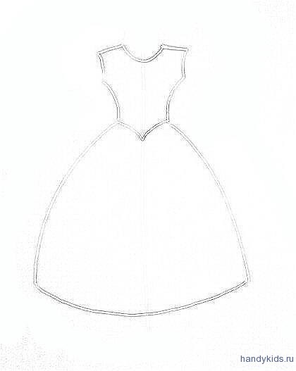 Cum de a desena o frumoasă rochii de bal pentru o printesa (rochie) Cum de a desena o rochie frumoasă cu bile pentru printesa