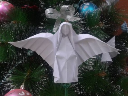 Cum de a face înger origami (cum se face) Cum de a face înger origami