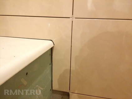 Cum se face ecranul sub țigle de baie (de finisare peretele lateral al navei) Cum se face ecranul sub țigle de baie
