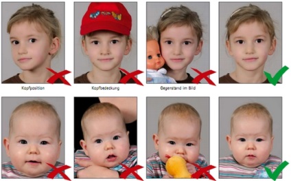 Cum de a face o fotografie a copilului cu privire la regulile de pașaport și sfaturi (pașaport) Cum de a face o fotografie a copilului cu privire la regulile de pașaport și sfaturi