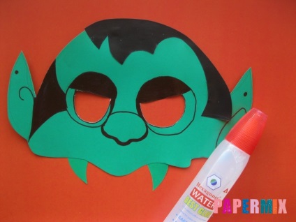 Cum de a face masca de vampir hârtie de Halloween (masca) Cum de a face vampir masca de Halloween hârtie