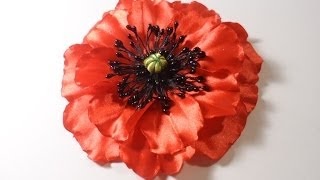 maci Kanzashi de panglici de satin, cu propriile lor mâini master-class film (maki) maci Kanzashi de panglici de satin, cu propriile lor mâini master-class film