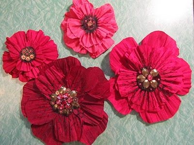 maci Kanzashi de panglici de satin, cu propriile lor mâini master-class film (satin) maci Kanzashi de panglici de satin, cu propriile lor mâini master-class film