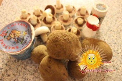 Cartofi cu ciuperci în cuptor (cuptor) Cartofi cu ciuperci la cuptor