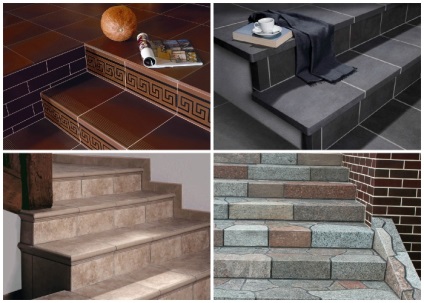 Plăci ceramice pentru finisaje în trepte o casă și cabana privată tipuri de placare, înseamnă și (tigla) Plăci ceramice pentru finisaje în trepte o casă și cabana privată tipuri de placare, mijloace și