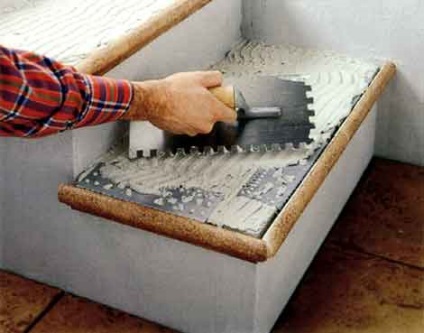 Plăci ceramice pentru finisaje în trepte o casă și cabana privată tipuri de placare, înseamnă și (scări) Plăci ceramice pentru finisaje în trepte o casă și cabana privată tipuri de placare, mijloace și