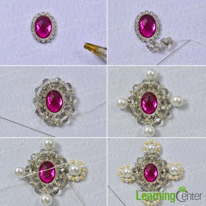 colier de perle și clasa șirag de mărgele de master și diagrama tese (talon) Colier de perle si margele atelier si scheme de tesut