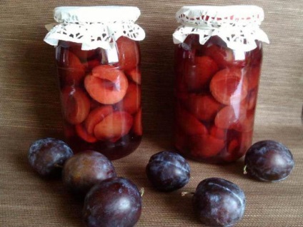 Conserve de prune - rapid, simplu și gustoase (prune) Conserve de prune - rapid, simplu și gustos
