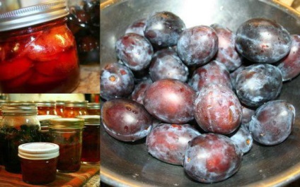 rețete Canning pentru prune de iarnă (prune) conserve de prune pentru rețete de iarnă