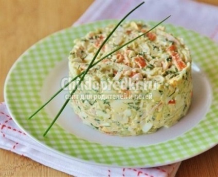 salata de crab cu castraveți (variații) salata de crab cu castraveti