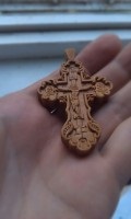 Lenjerie de corp din lemn tic (ușor de purtat) Cruciulițe de lemn