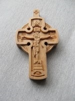 Lenjerie de corp din lemn Tic (gât eco Cross) Cruciulițe de lemn