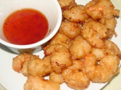 tempura crevete (creveți) Creveți în aluat