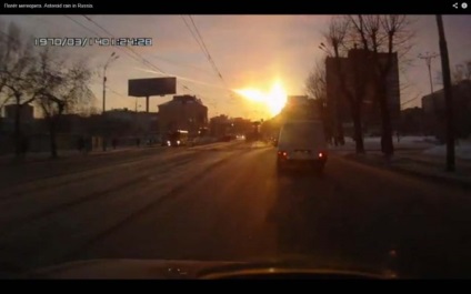 În cazul în care zboară - Chelyabinsk meteorit