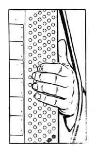 tastatură acordeon stânga (sunet de bas este un buton) Stânga acordeon tastatură