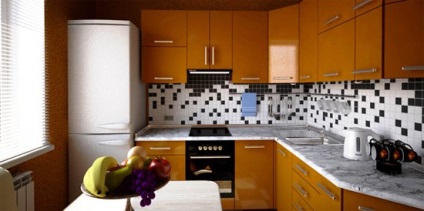 Design interior bucătărie mică în fotografie - Proiecte de apartamente (design interior) Design interior bucătărie mică în fotografie - Proiecte pentru apartamente