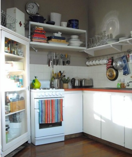 Design interior bucătărie mică în fotografie - proiecte pentru apartament (bucătării de mici dimensiuni) Design interior bucătărie mică în fotografie - Proiecte pentru apartamente