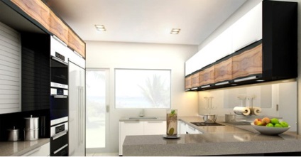 Design interior bucătărie mică în fotografie - proiecte pentru apartament (proiectare) Design interior bucătărie mică în fotografie - Proiecte pentru apartamente