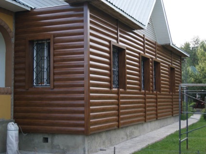 materializări metal bloc casa fotografie placare (metal) opțiuni de placare cu metal block-house fotografie