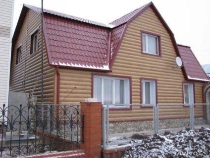 Opțiuni de metal block-house fotografie de placare (placare) opțiuni de placare cu metal block-house fotografie