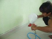 Aplicarea de tapet spray lichid (tapet) Aplicarea prin pulverizare tapet lichid