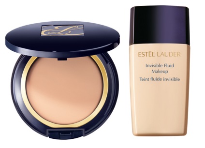 Noua pulbere compactă iunie invizibil estee lauder, din interior frumusete