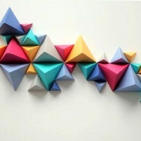 perete Origami din hârtie (perete) Origami Cartea de perete