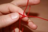 Țesutul tatting un cârlig (cârlig) Tese un transfer de tatting