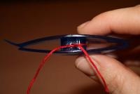 Țesutul tatting un cârlig (cârlig) Tese un transfer de tatting