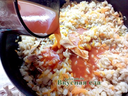 Pilaf cu carne de pui de la prelovki - reteta cu fotografii - alimente mare (rețete) Pilaf cu carne de pui de la prelovki - reteta cu fotografii - mare alimente