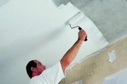 pictura plafon Sněžkou fără ajutor profesional (ajutor) plafon pictura Sněžkou fără ajutorul experților