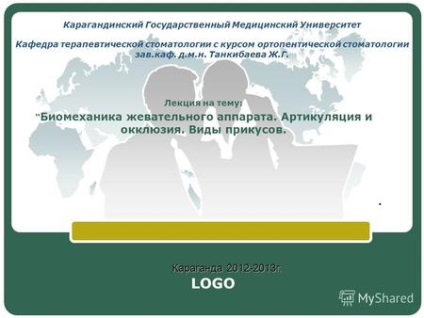 Prezentări pe tema - Stomatologie protetica (Departamentul de Cursuri Stomatologie terapeutică) Prezentări pe tema - Stomatologie protetica