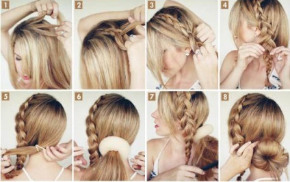 Hairstyle bump variații simple (variații) Hairstyle ciocni variații simple,