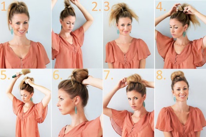 Hairstyle bump variații simple (variații) Hairstyle ciocni variații simple,