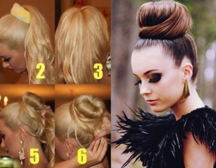 Coafurii variații simple de protuberanțe (protuberanțe coafura variante simple de) Hairstyle ciocni variații simple,