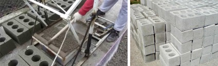 Producția de blocuri de zgură cu mâinile lor în casă, instrucțiunea (acasă) Producția de blocuri de zgură, cu mâinile în casă, instrucțiunea