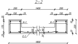 Calculul porțiune de monolit um-2, calcularea unei porțiuni de flanșă monolitic, porțiunea de calcul nervurile monolitice (materiale educaționale) Calculul porțiilor monolit um-2, calculul unei porțiuni de flanșă monolitic, porțiunea de calcul coaste monolit