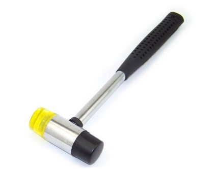 Cauciuc Mallet - cum de a alege scula (folosiți un ciocan de cauciuc) Cauciuc Mallet - modul de a alege instrumentul