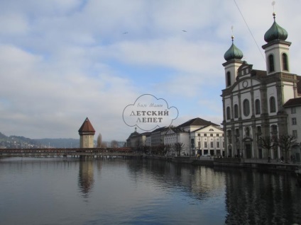 plimbare de Crăciun în Lucerna, Elveția