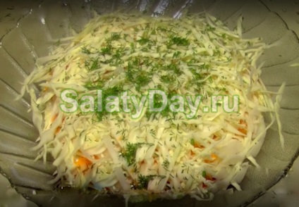 Salata de șprot - gustare prezentabilă cu gustul original al rețetei cu fotografii și video (șprot) Salata de șprot - gustare prezentabilă cu gustul original al rețetei cu fotografii și video