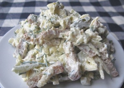 Salata de castraveti murati detaliate retete de salate (salate) Salata de castraveti murati de retete detaliate pentru salate