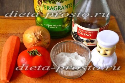 Salata cu morcovi, roșii și ceapă - o rețetă cu fotografie (reteta) Salata cu morcovi, rosii si ceapa - reteta cu o fotografie