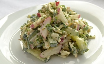 Salata cu castraveți - retete delicioase cu fotografii și video (salata cu rețete de castravete) Salata cu castraveți - retete delicioase cu fotografii și video