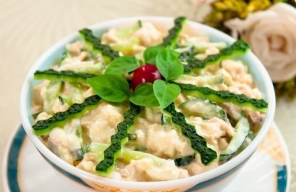 Salata cu castraveți - retete delicioase cu fotografii și video (salată cu castraveți) Salata cu castraveți - retete delicioase cu fotografii și video
