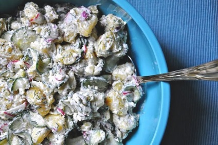 Salata cu castraveți - retete delicioase cu fotografii și video (salată cu castraveți) Salata cu castraveți - retete delicioase cu fotografii și video