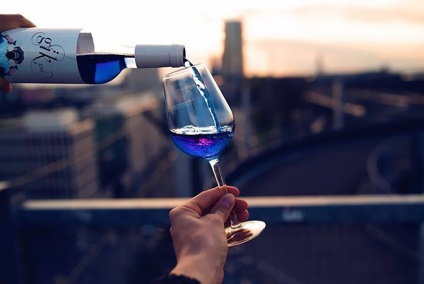Vin albastru este acum o realitate (un fel de vin albastru) Vin albastru este acum o realitate